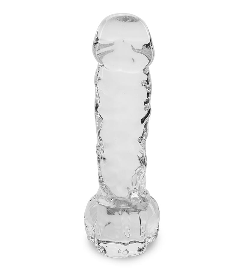 LOVE AND VIBES Gode En Verre Réaliste Leo 5 LOVE AND VIBES Gode En Verre Réaliste Leo – Image 5