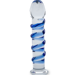 LOVE AND VIBES Gode En Verre Swirl -Sextoys boutique gode en verre swirl 7