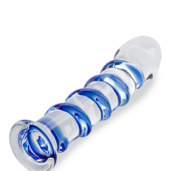 LOVE AND VIBES Gode En Verre Swirl -Sextoys boutique gode en verre swirl 8