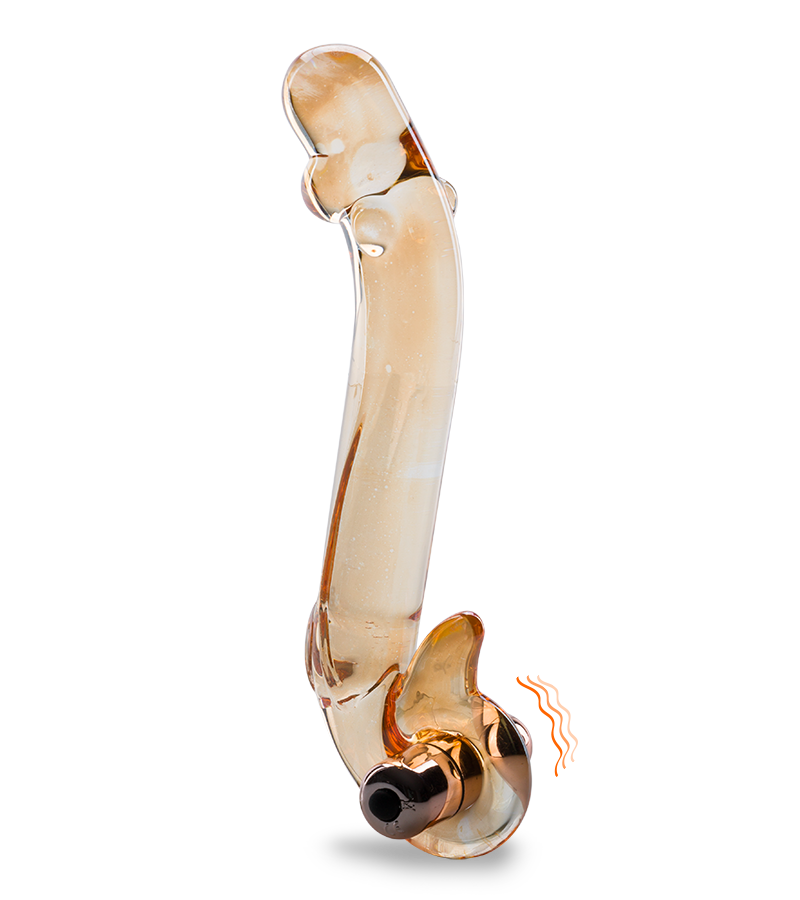 LOVE AND VIBES Gode En Verre Vibrant Virtuoso 1 LOVE AND VIBES Gode En Verre Vibrant Virtuoso