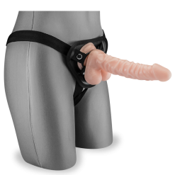 LOVE AND VIBES Gode Harnais Avec Long Gode Ventouse A Relief