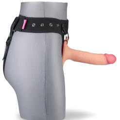 LOVE AND VIBES Gode Harnais Creux Réaliste Silicone -Sextoys boutique gode harnais creux realiste silicone 5