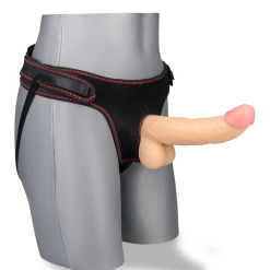 LOVE AND VIBES Gode Réaliste Courbé Avec Harnais Chief