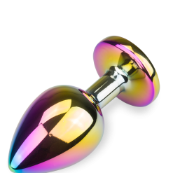 LOVE AND VIBES Gros Bijou Anal Rosebud Arc En Ciel -Sextoys boutique gros bijou anal rosebud arc en ciel 8