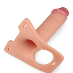 LOVE AND VIBES Gros Gode Ceinture Creux Réaliste TPR Doux XXL -Sextoys boutique gros gode ceinture creux realiste tpr doux xxl 8