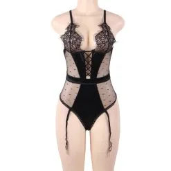 LOVE AND VIBES Guêpière Deluxe à Lacets 34 LOVE AND VIBES Guêpière Deluxe à Lacets -Sextoys boutique guepiere deluxe a lacets 15