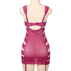 LOVE AND VIBES Guêpière En Ruban Rosé -Sextoys boutique guepiere en ruban rose 10