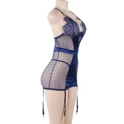 LOVE AND VIBES Guêpière Sexy à Points Et Dentelle 41 LOVE AND VIBES Guêpière Sexy à Points Et Dentelle -Sextoys boutique guepiere sexy a points et dentelle 19