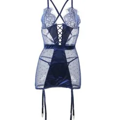 LOVE AND VIBES Guêpière Sexy à Points Et Dentelle 47 LOVE AND VIBES Guêpière Sexy à Points Et Dentelle -Sextoys boutique guepiere sexy a points et dentelle 25