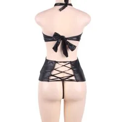 LOVE AND VIBES Guêpière Sexy Lacet Cuir 16 LOVE AND VIBES Guêpière Sexy Lacet Cuir -Sextoys boutique guepiere sexy lacet cuir 10