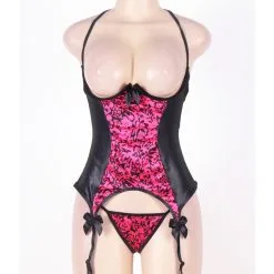 LOVE AND VIBES Guêpière Sexy Panthère Rose -Sextoys boutique guepiere sexy panthere rose 8