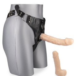 LOVE AND VIBES Harnais Avec 2 Godes Ceinture