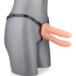 LOVE AND VIBES Harnais Double Godemiché Creux