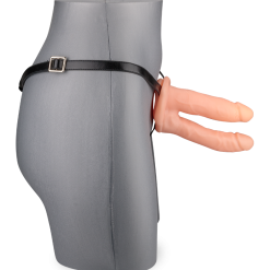 LOVE AND VIBES Harnais Double Godemiché Creux -Sextoys boutique harnais double godemiche creux 5