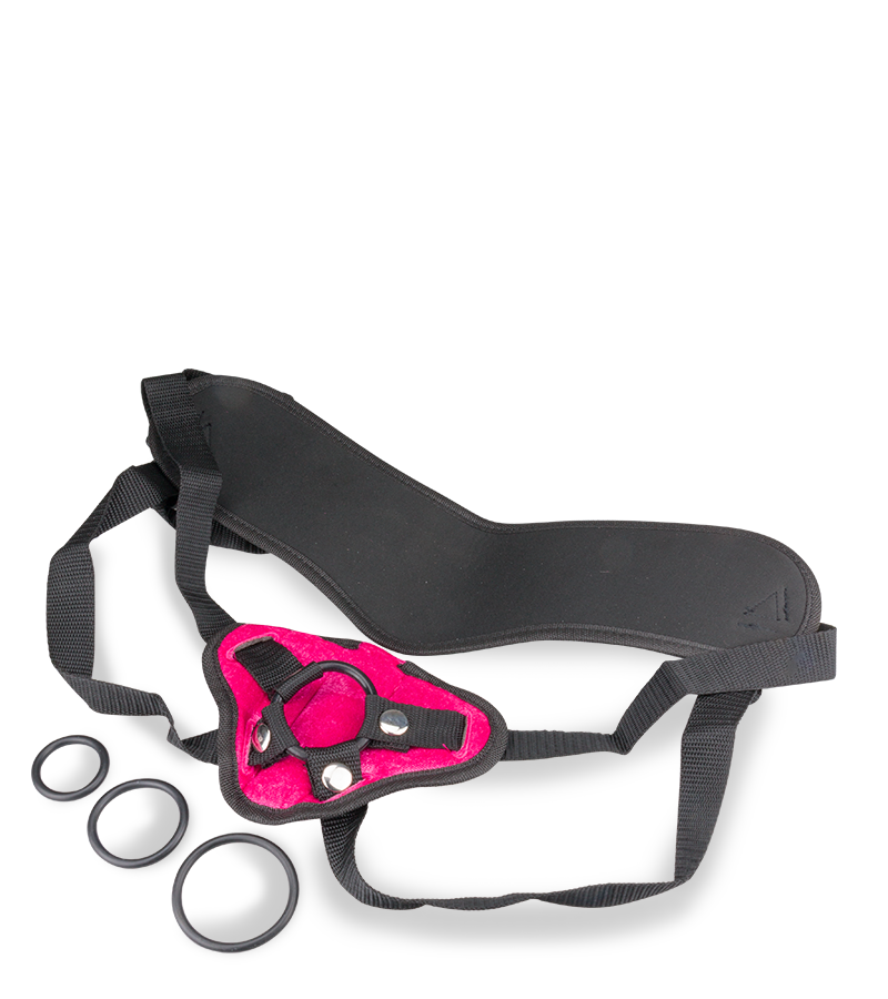 LOVE AND VIBES Harnais Réglable Rose Et Cuir 5 LOVE AND VIBES Harnais Réglable Rose Et Cuir – Image 5