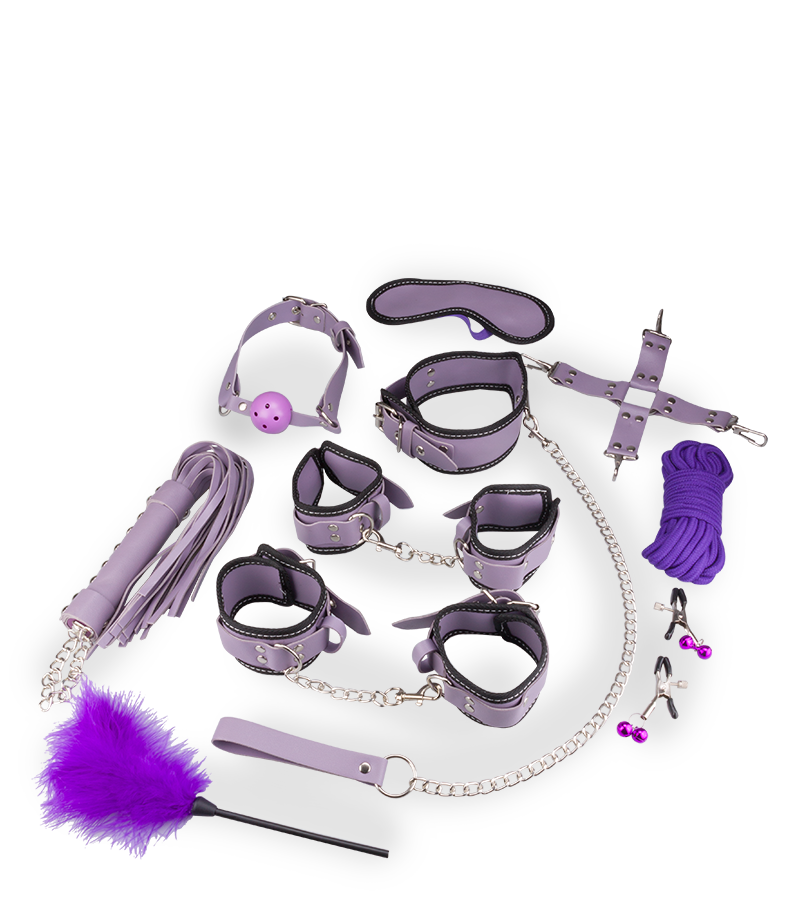 LOVE AND VIBES Kit 11 Accessoires BDSM 1 LOVE AND VIBES Kit 11 Accessoires BDSM