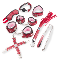 LOVE AND VIBES Kit D'initiation Au BDSM Similicuir Et Fourrure