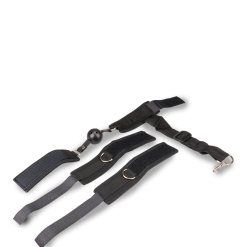 LOVE AND VIBES Kit Soumission Gag Ball Et Menottes -Sextoys boutique kit soumission gag ball et menottes 9