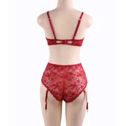 LOVE AND VIBES Lingerie Sexy à Noeud Et Jarretelles -Sextoys boutique lingerie sexy a noeud et jarretelles 16