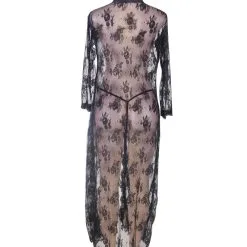 LOVE AND VIBES Longue Nuisette Tentation Transparente 20 LOVE AND VIBES Longue Nuisette Tentation Transparente -Sextoys boutique longue nuisette tentation transparente 12