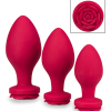 LOVE AND VIBES Lot De 3 Plugs En Silicone Forever