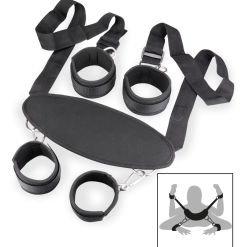 LOVE AND VIBES Mainteneur De Position Avec Attaches Poignets Et Chevilles