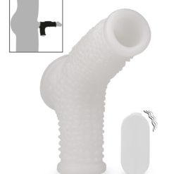 LOVE AND VIBES Manchon De Pénis Et Testicules Vibrant Nodulé Everest