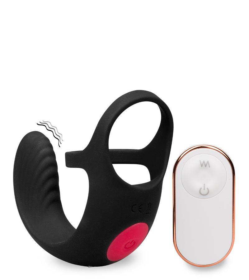 LOVE AND VIBES Masseur De Testicules Double Anneau Cockring Vibrant Shape 1 LOVE AND VIBES Masseur De Testicules Double Anneau Cockring Vibrant Shape