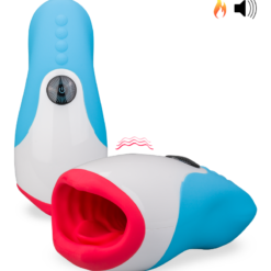 LOVE AND VIBES Masturbateur Bouche Suceuse Blue Viper