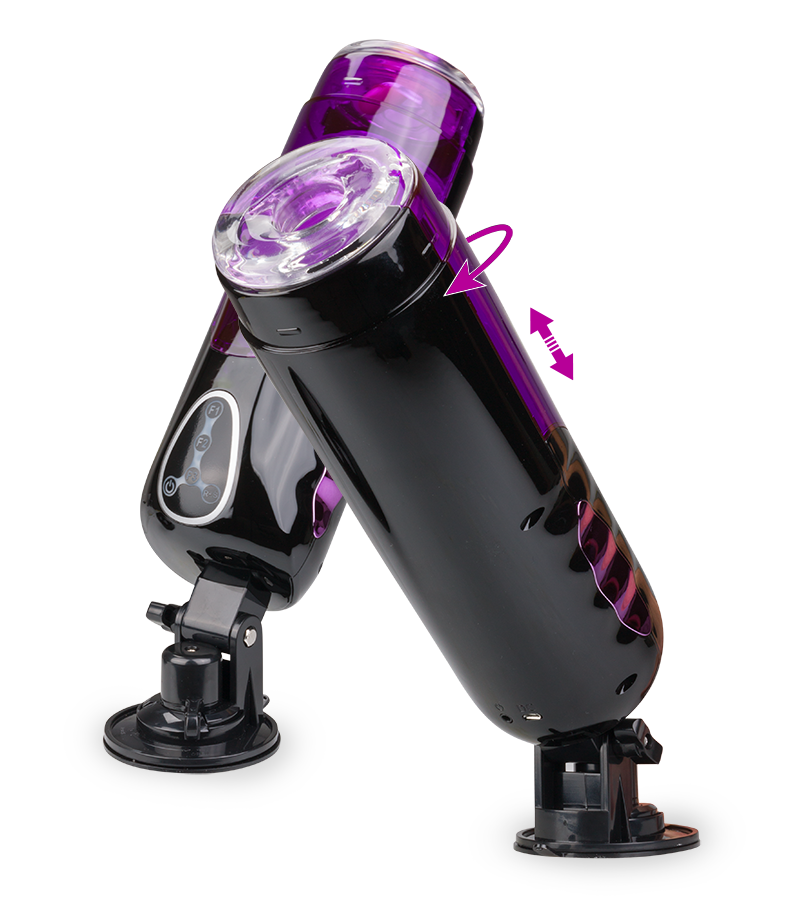 LOVE AND VIBES Masturbateur Rotatif Va-et-vient Ventouse Trainer 1 LOVE AND VIBES Masturbateur Rotatif Va-et-vient Ventouse Trainer