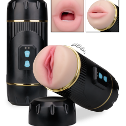 LOVE AND VIBES Masturbateur Vibrant Vagin Et Bouche Wild