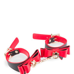 LOVE AND VIBES Menottes à Nœuds Papillons Be Mine -Sextoys boutique menottes a noeuds papillons be mine 5