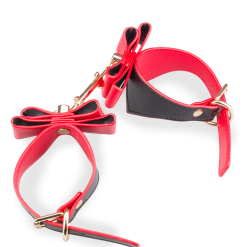 LOVE AND VIBES Menottes à Nœuds Papillons Be Mine -Sextoys boutique menottes a noeuds papillons be mine 6
