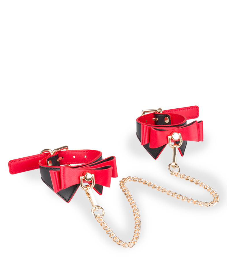 LOVE AND VIBES Menottes Chevilles à Nœuds Papillons Be Mine 1 LOVE AND VIBES Menottes Chevilles à Nœuds Papillons Be Mine