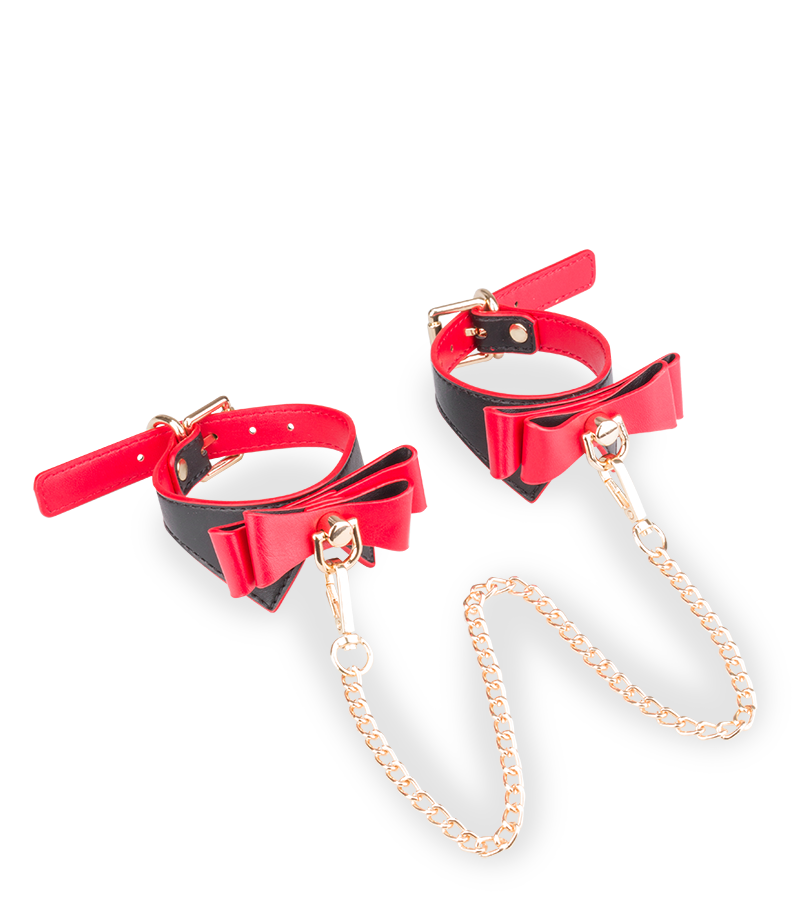 LOVE AND VIBES Menottes Chevilles à Nœuds Papillons Be Mine 3 LOVE AND VIBES Menottes Chevilles à Nœuds Papillons Be Mine – Image 3