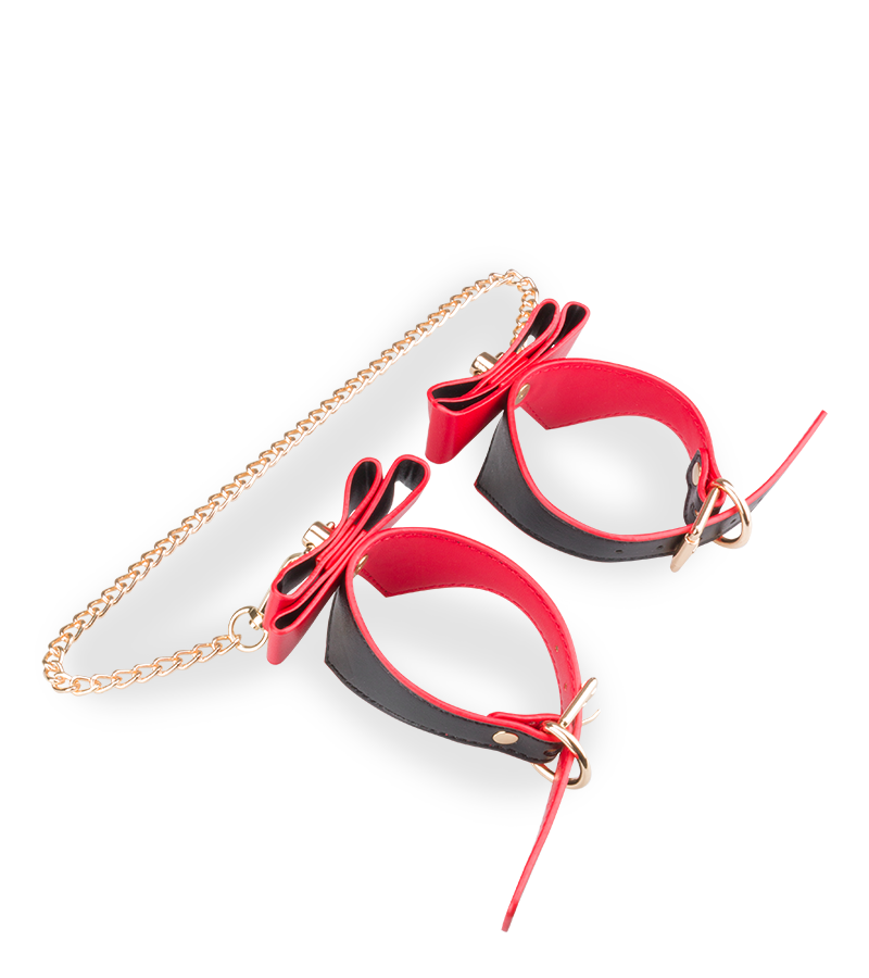 LOVE AND VIBES Menottes Chevilles à Nœuds Papillons Be Mine 4 LOVE AND VIBES Menottes Chevilles à Nœuds Papillons Be Mine – Image 4