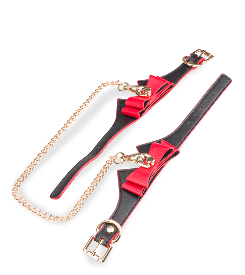 LOVE AND VIBES Menottes Chevilles à Nœuds Papillons Be Mine 5 LOVE AND VIBES Menottes Chevilles à Nœuds Papillons Be Mine – Image 5