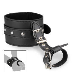 LOVE AND VIBES Menottes Contrainte En Cuir Poignets - Pouces