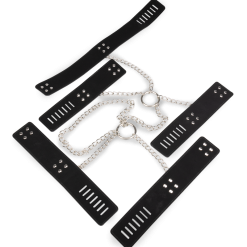 LOVE AND VIBES Menottes En Croix Et Collier Soumission -Sextoys boutique menottes en croix et collier soumission 6