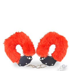 LOVE AND VIBES Menottes Fourrure Et Métal