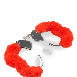 LOVE AND VIBES Menottes Fourrure Et Métal -Sextoys boutique menottes fourrure et metal 7