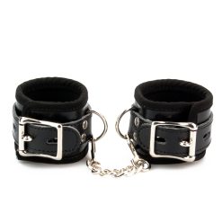 LOVE AND VIBES Menottes Poignets Réglables Cuir BDSM