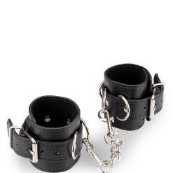 LOVE AND VIBES Menottes Poignets Similicuir 3 Anneaux