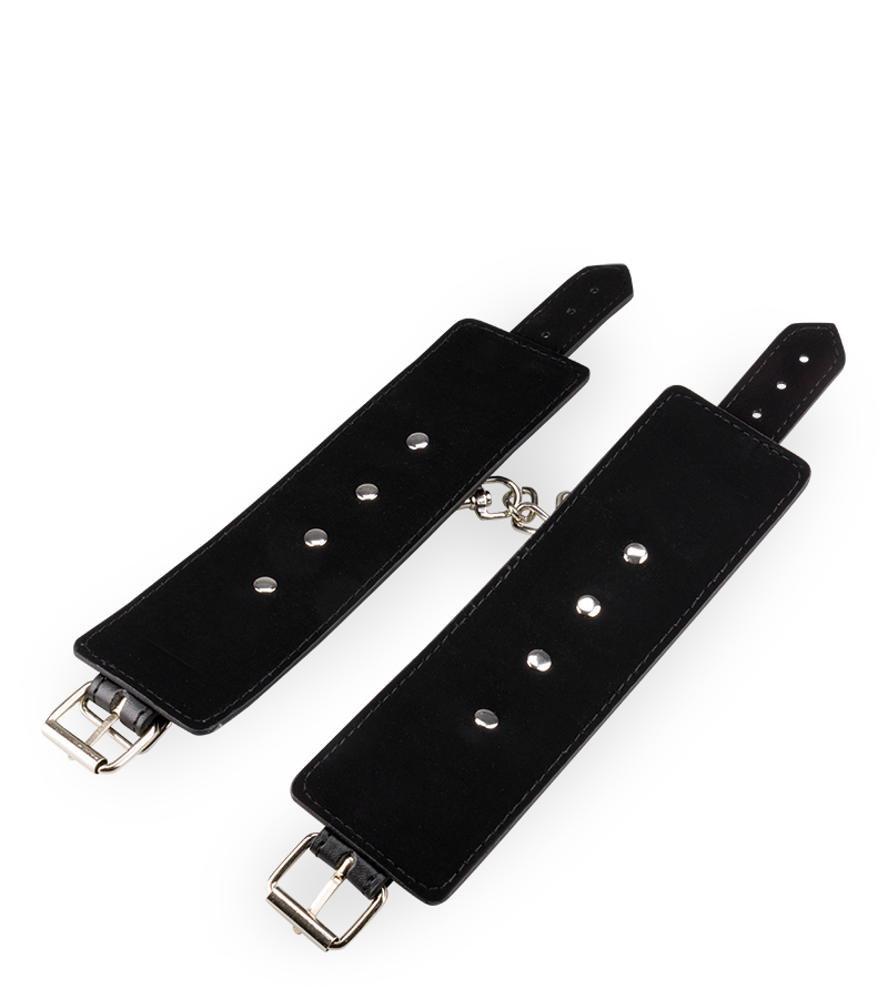 LOVE AND VIBES Menottes Poignets Similicuir 3 Anneaux 6 LOVE AND VIBES Menottes Poignets Similicuir 3 Anneaux – Image 6