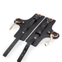 LOVE AND VIBES Menottes Poignets Similicuir Justice -Sextoys boutique menottes poignets similicuir justice 8