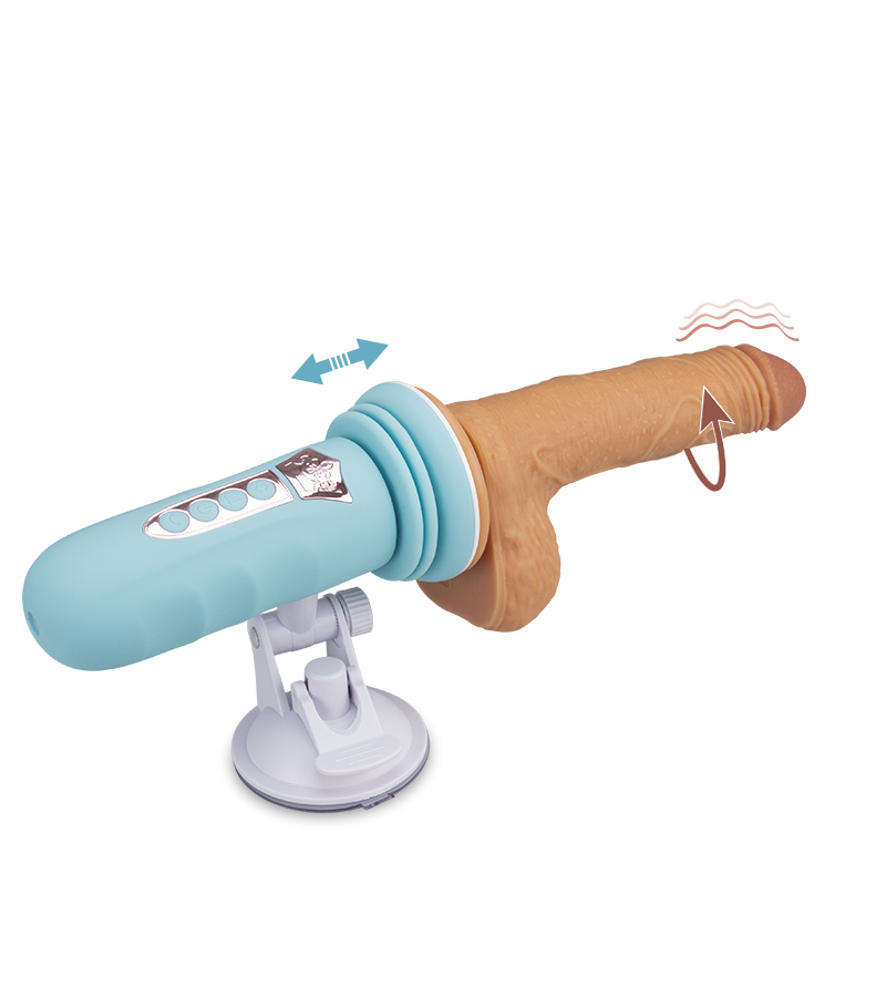 LOVE AND VIBES Mini Fucking Machine Avec Gode Ventouse Va-et-vient 1 LOVE AND VIBES Mini Fucking Machine Avec Gode Ventouse Va-et-vient