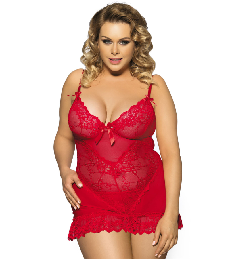 LOVE AND VIBES Nuisette Babydoll Sexy En Dentelle Fleurie 8 LOVE AND VIBES Nuisette Babydoll Sexy En Dentelle Fleurie – Image 8