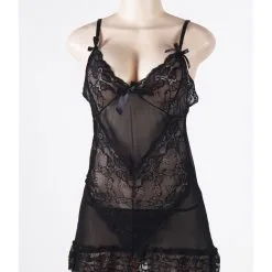 LOVE AND VIBES Nuisette Babydoll Sexy En Dentelle Fleurie 40 LOVE AND VIBES Nuisette Babydoll Sexy En Dentelle Fleurie -Sextoys boutique nuisette babydoll sexy en dentelle fleurie 19