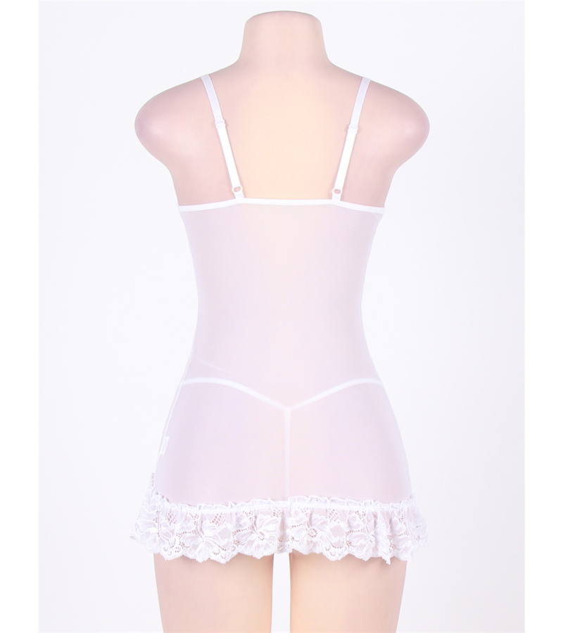 LOVE AND VIBES Nuisette Babydoll Sexy En Dentelle Fleurie 22 LOVE AND VIBES Nuisette Babydoll Sexy En Dentelle Fleurie – Image 22