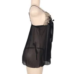 LOVE AND VIBES Nuisette Brodée élégante Et Sexy -Sextoys boutique nuisette brodee elegante et sexy 11